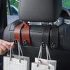 Suede Car Accessories Seat Back Hook Suede Double-Headed Storage Hooks For BMW G80 G06 G07 G42 G14 G15 M2 M3 M4 M5 M6 M7 Sticker F222