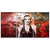 Three Piece Picture Canvas Print Marilyn Monroe
