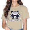 Raccoon In North America Cute Tshirt For Unisex Girl 4xl Lover Trash Panda Humor Leisure Tee T Shirt High Quality Loose