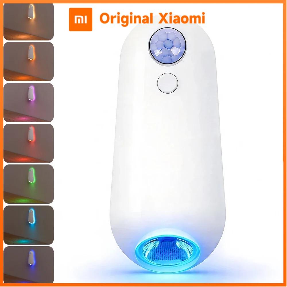 Xiaomi LED Night Light, 8 Colors, USB-C Charging, Light Sensor and Motion Sensor Control, Ideal for Hallways, Bedrooms, and Staircases