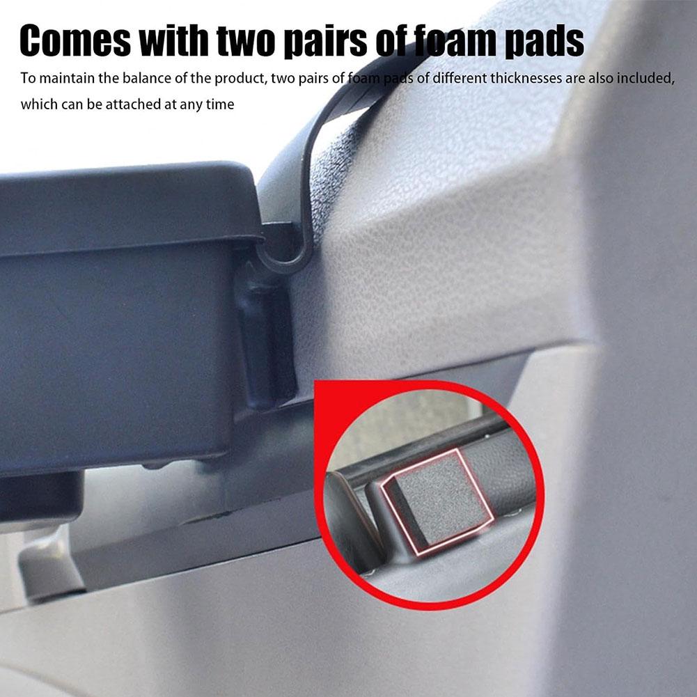 Многофункциональный органайзер для автомобиля с подстаканником, карман для автомобильных аксессуаров - подвесная внутренняя стойка для хранения на боковой двери окна, H6F4