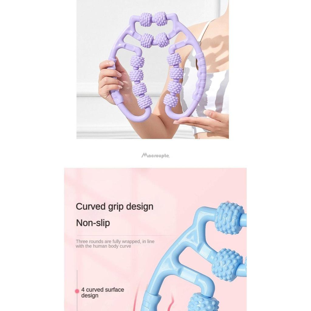 12-колесный кольцевой зажим, тренажер для ног, мышц ног, фитнеса, талии, устройство для красоты ног, массажный ролик для йоги, ролик для расслабления мышц