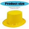 Theatrical Stovepipe Hat for Halloween Costume and Role Playing Fun Fashion Accessory Short Brimmed Hat