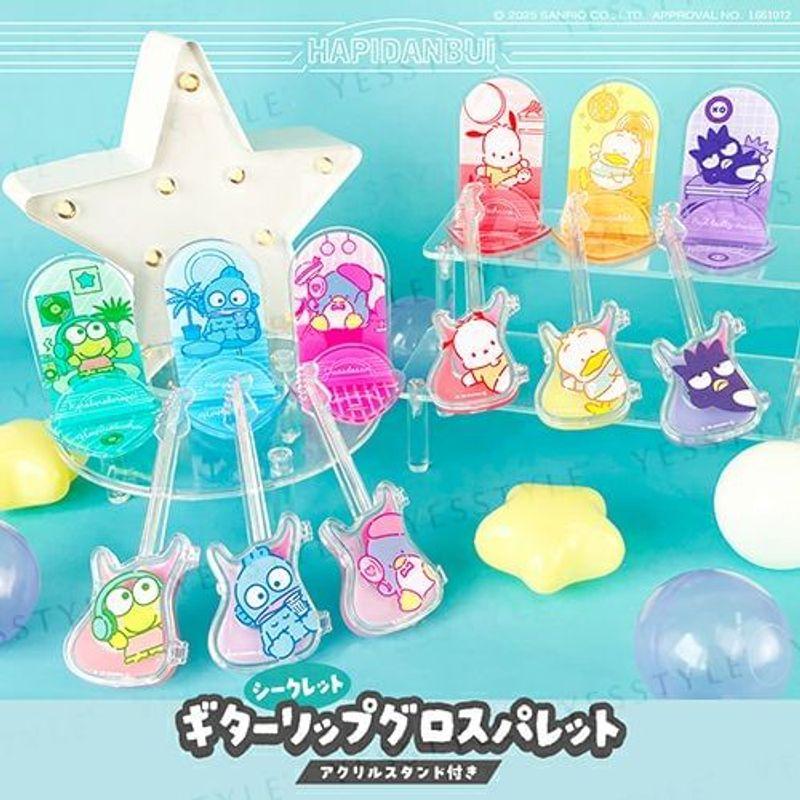 SHOBIDO - Персонажи Sanrio Счастливый Дэнби Секретная гитара Палитра блесков для губ и акриловая подставка