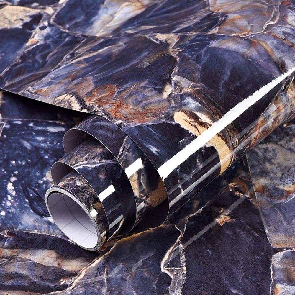 Room Decoration Waterproof For Furniture PVC Cabinet Wall Stickers Wallpaper Decal Decorative Films