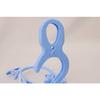 NK Products Laundry Hangers for Jeans and Small Items, Sky Blue, Set of 3, 2149