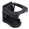 Yixue Black Plastic Folding Car Truck Drink Cup Bottle Holder Stand