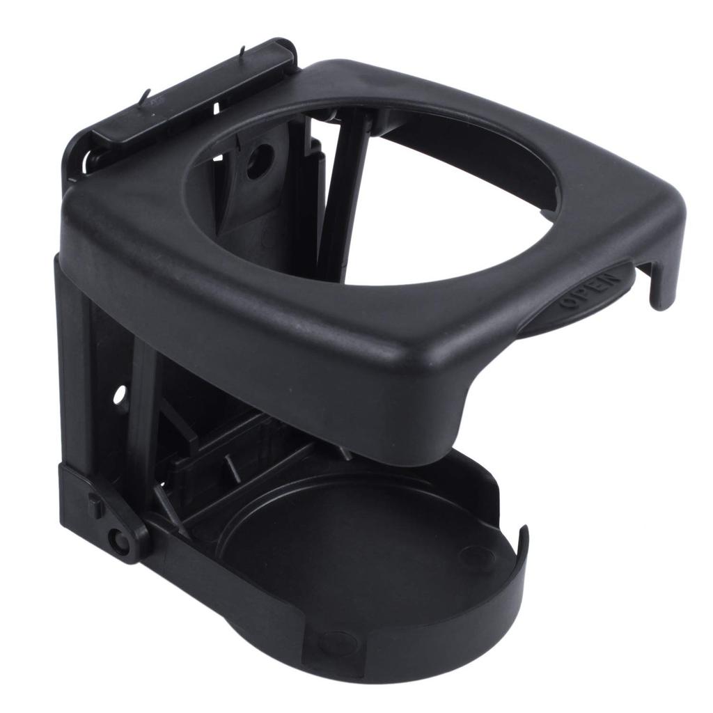 Adjivecct Black Plastic Folding Car Truck Drink Cup Bottle Holder Stand