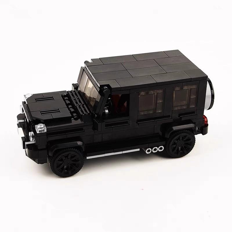 Технический Автомобиль MOC Грузовик Для Mercedesed Benzed G63 6x6 Внедорожник и Прицеп Скоростные Внедорожные Транспортные Средства Наборы Строительные Блоки Детские Игрушки Подарок