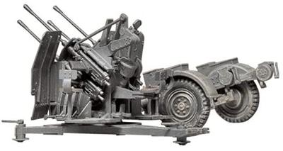 Tamiya 1/35 Военная миниатюра Серия Нет. 91 Немецкая армия 20-мм счетверённая зенитная установка Тип 38 Пластиковая модель 35091