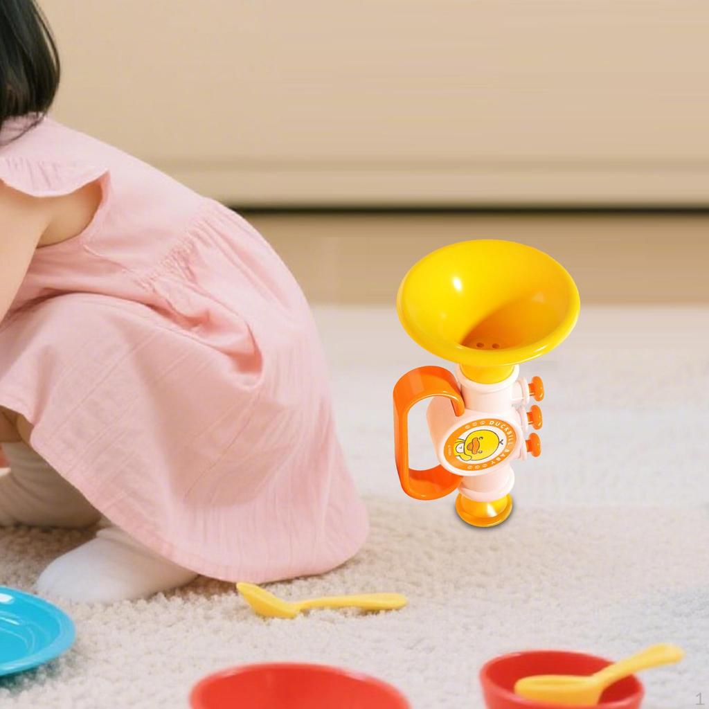 Маленькая игрушечная труба Развивающая Портативная Забавная для 2-3 лет Шумная игрушка