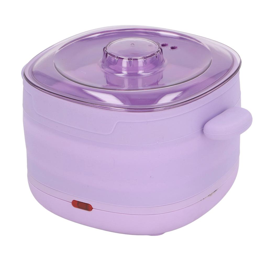 Hair Removal Wax Warmer Collapsible Silicone Wax Heater Machine Temperature Adjustable Wax Melt