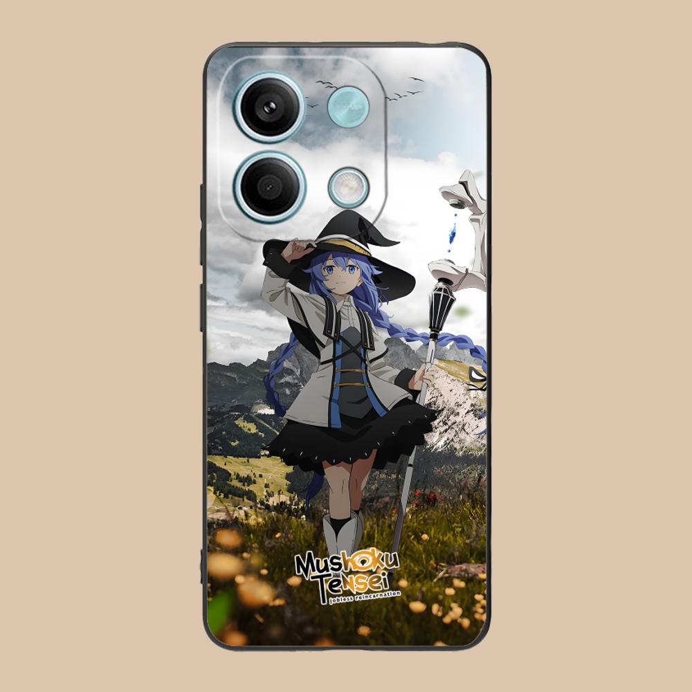 Чехол для мобильного телефона Mushoku Tensei Roxy для POCO F7 F6 F5 F4 F3 F2 Pro GT C75 C71 C65 C61 C40 Pro Ultra с яркой печатью