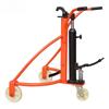 heavy-duty manual hydraulic oil drum stacker with brake