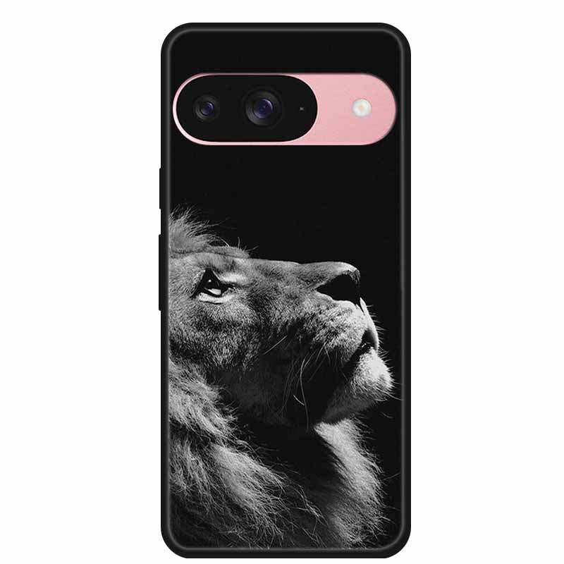 For Google Pixel 9 5G Cases Pixel9Pro XL Cartoon Soft TPU Silicone Lion Back Covers for Google Pixel 9 Pro Case Pixel9 Pro XL