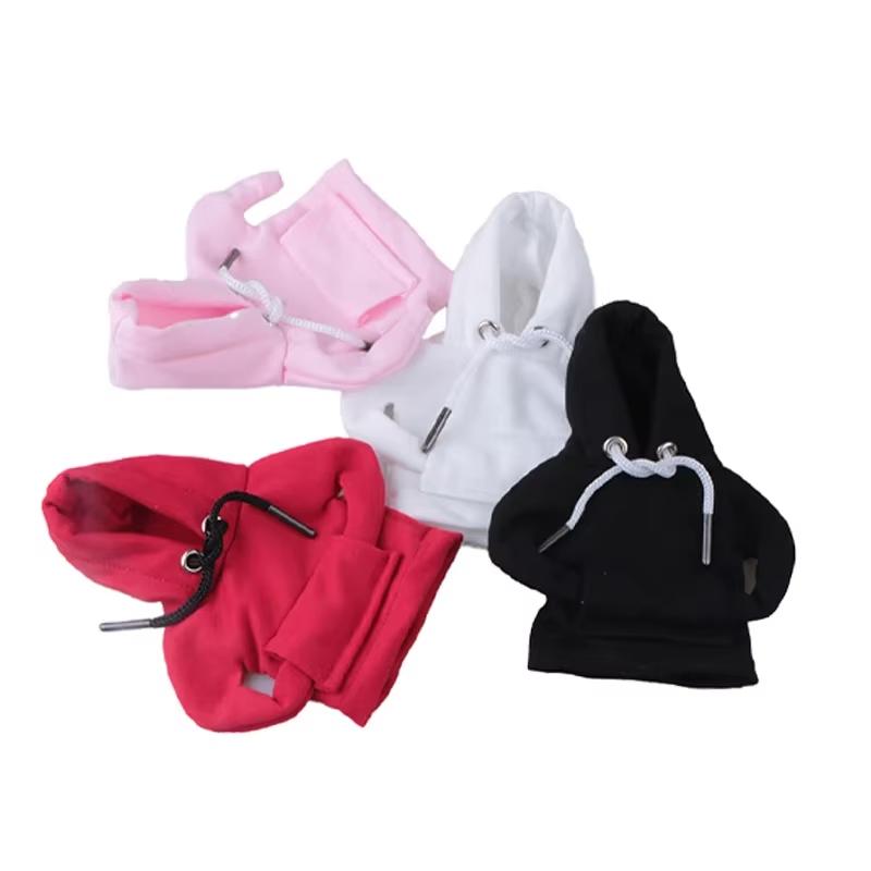 Шелковистое и гладкое вязаное худи, украшение ручки переключения худи, стираемое худи, креативный универсальный аксессуар для украшения ручки переключения