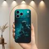 Крутой Чехол Спецназ Армии Для iPhone 12,14,15,16,11,17,13,X,Mini,SE,XS,Plus,Pro,Max,8,7,XR,Мягкий Силикон Черный