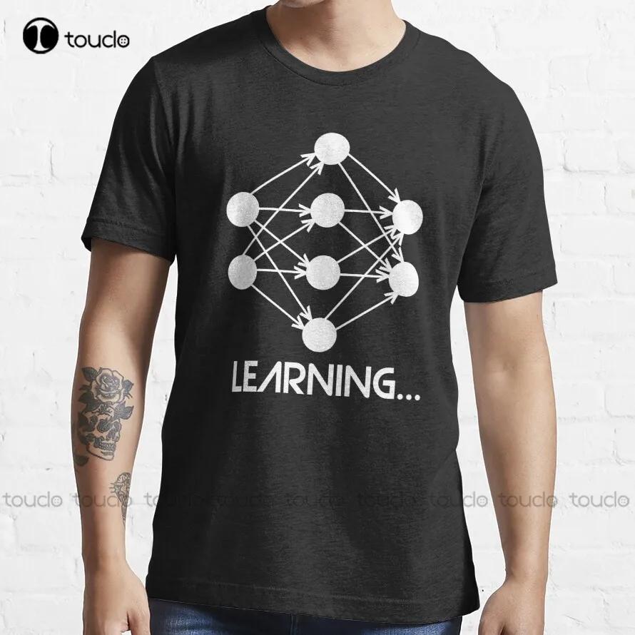 Neural Networks Machine Learning Trending Tshirt Beachshirts For Unisex Tee T Shirts Digital Printingbreathable Cotton Retro