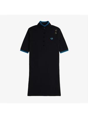 [headquarters Genuine] Fred Perry [Эми Уайнхаус] Платье из пике с отворотом 102 Afpf2417104 102 qzgAfpf2417104 102