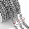 5.5mm Width Stainless Steel Curb Chain 8mm Width Bulk Chains Handmade Chains  DIY Bracelet Making