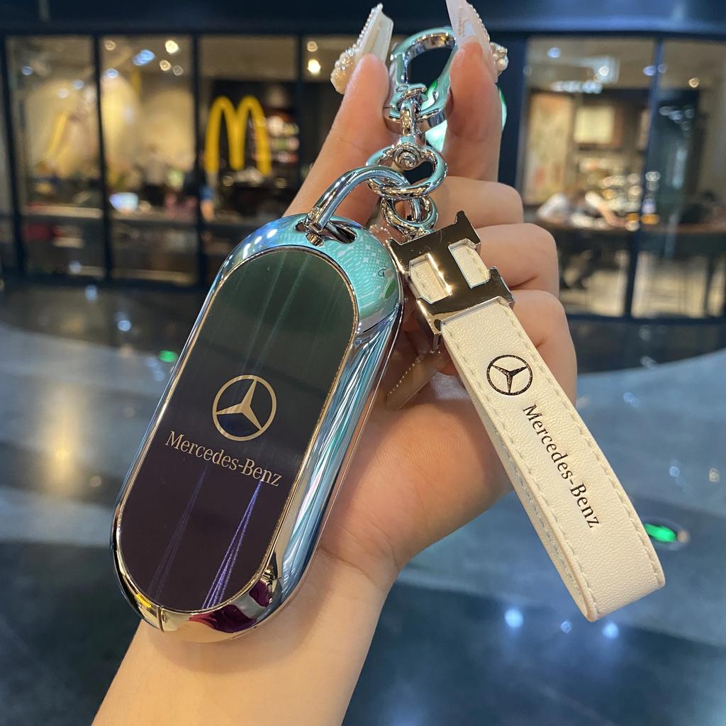 REE4 Чехол для автомобильного ключа из цинкового сплава для Mercedes-Benz A-Class, чехол для пульта дистанционного управления, аксессуары для чехла ключа Mercedes-Benz A180 A200