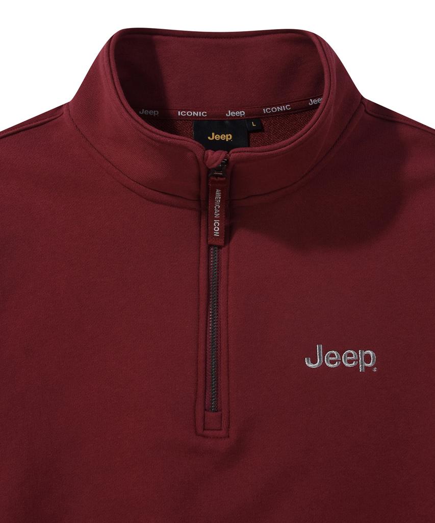 JEEP [360G] Толстовка с полумолнией и логотипом M (Jr5Tsu838Bg)