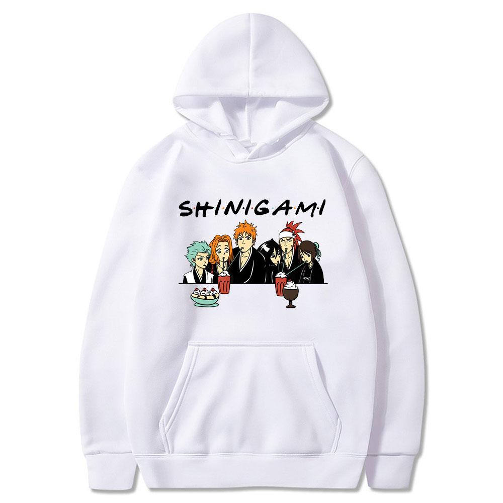 Женские толстовки с капюшоном Bleach Kurosaki Ichigo Friends Print Sweatshirts Women Neutral Sweatshirt Oversize Hoodie Coat Tracksuit