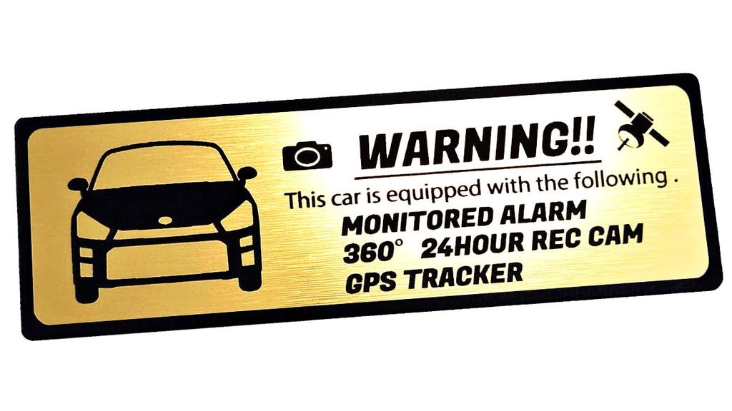 Copen LA400 Copen GR SPORT Daihatsu Наклейка безопасности Автомобильная безопасность Наклейка безопасности VIP 24-часовой мониторинг GPS-трекер Защита от кражи (Золото)