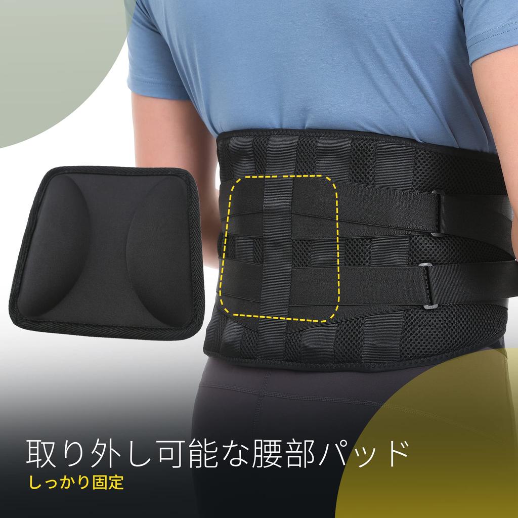 BraceUP Back BraceUP с поясной подушечкой, поддерживающий пояс, корсет для мужчин и женщин (S / M)