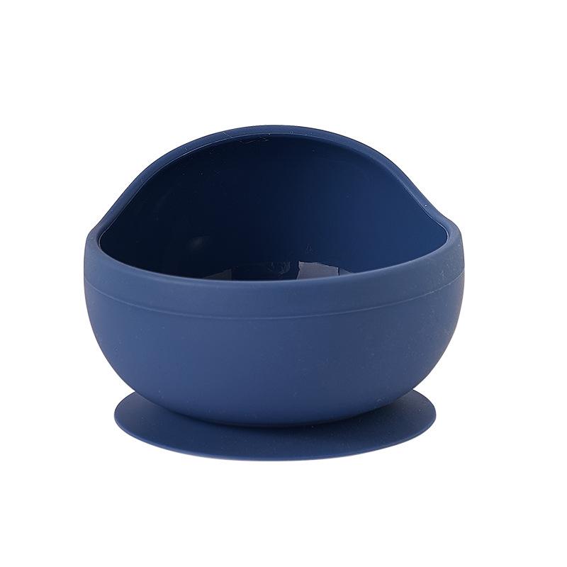 Детский набор силиконовых мисок на присоске с ложкой и трубочкой