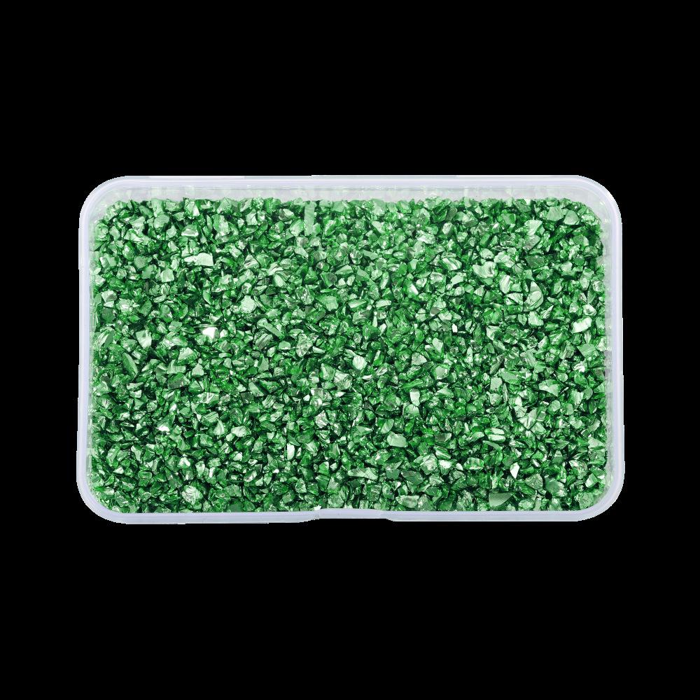 Набор для дизайна ногтей из цветного нерегулярного стеклянного гравия своими руками