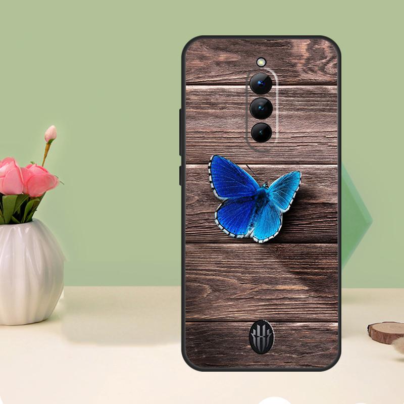 Cute Butterfly Case For Nubia Red Magic 8S 9S Pro Plus 6S 7S 6 7 Pro 6R 5G RedMagic 10 9 8 Pro Plus Cover