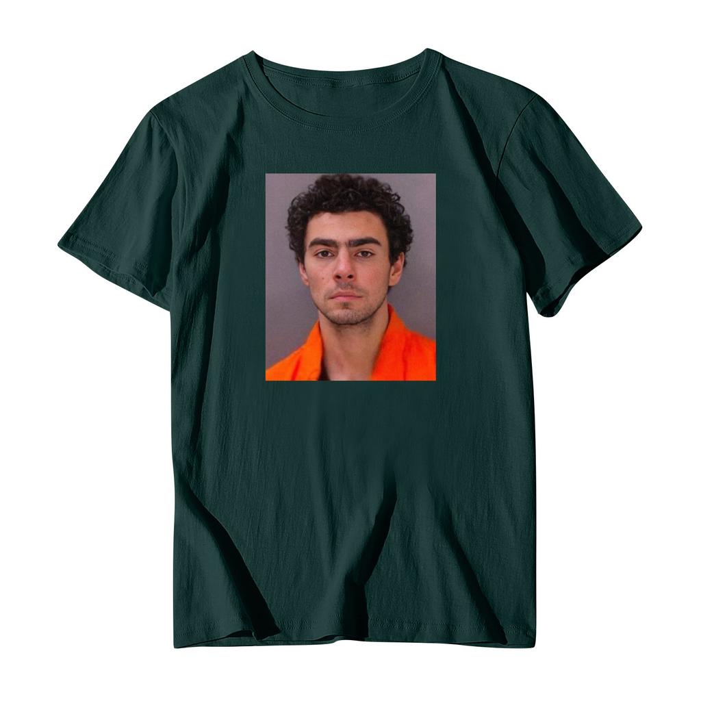 Повседневная модная спортивная футболка с круглым вырезом и принтом унисекс с коротким рукавом