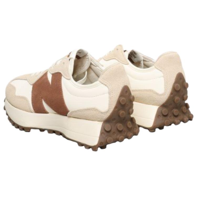New Balance 327 Бежево-коричневые унисекс кроссовки рыжие U327AM