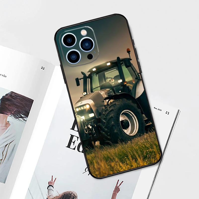 Фермерский Трактор Чехол для iPhone 17 Pro Max 14 13 12 11 15 16 Pro Max mini 15 Plus 16e 17 Air Чехол для Телефона