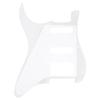 Musiclily SSH 11-отверстий пикгард для электрогитар Fender American/Mexican Standard Stratocaster, Белый перламутр, 4 штуки