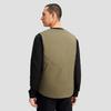 DESCENTE Dualis Down Vests Men's KK-KHAKI Crew Neck Moderate Other D4131DDV89