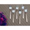 Set of 6 Copper Forks | Premium Handcrafted Flatware for Fine Dining | Rustic Copper Utensils