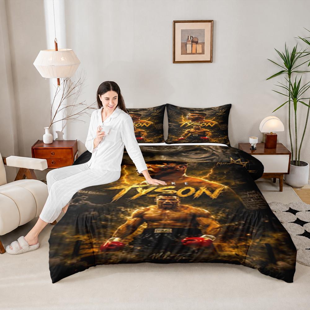 "Stone Cold Steve Austin Wrestling Icon Print Bedding set (1 duvet cover, 2 pillowcases, duvet not included)"