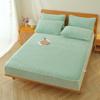 Spring Bedspread Milk Flannel Sheet 4-piece Thickened Bedding Mattress Cover Mattresses