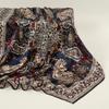 Printed Large Hair Bandana Satin Silk Female Shawl Wrap Fashion Women Head Scarf