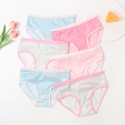 Удобные женские дышащие трусики-треугольники из нехлопка - Однотонные, без сдавливания