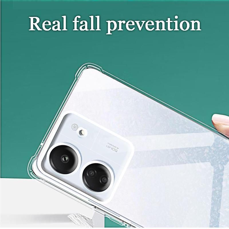 Силиконовый мягкий прозрачный чехол для телефона Xiaomi Redmi 13C 12C 10A 10C Note 12 12S 12T 11 11S 11T Pro Plus 13r Pro 13 Ультратонкий чехол