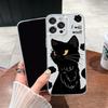 Крутой кот Прозрачный чехол для iPhone 11/12/13/14 Pro Max