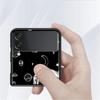 Роскошный чехол для Samsung Galaxy Z Flip 4 3 5G, черный ПК, жесткие чехлы для телефонов, модная задняя крышка ZFlip Funda, мультяшный крутой мешок астронавта