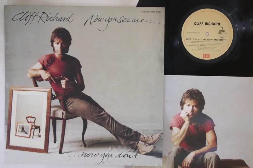 Виниловая пластинка CLIFF RICHARD Now You See Me Now Dont EMS81554 EMI 1982 Япония Поп Б/у