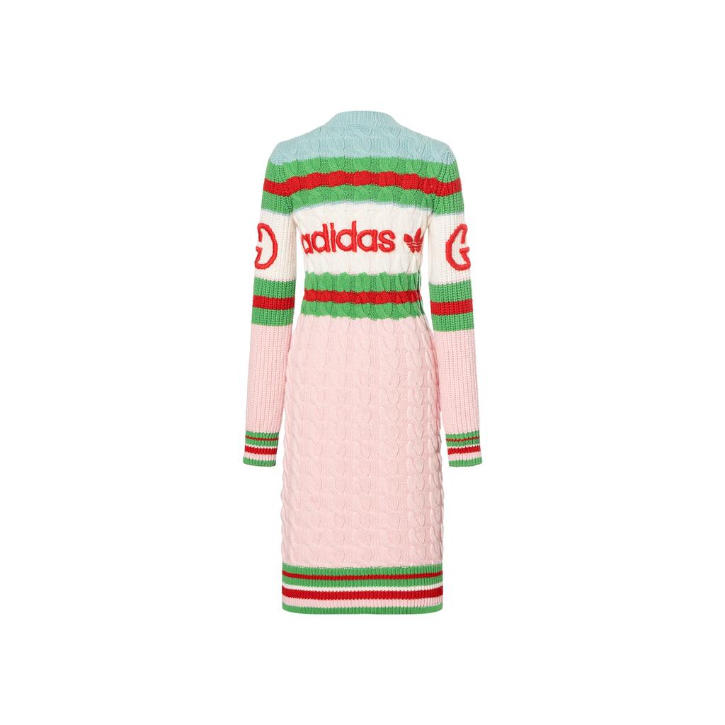 GUCCI x Adidas Originals SS23 Long Sleeved Dress Women's Pink 717710-XKCQ3-5429