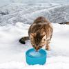 Outdoor Thermal Pet Bowl 3.2 L Heated Pet Water Bowl Anti-Freeze Heated Pet Water Dish for Cat Rabbit Chicken Duck Squirrel