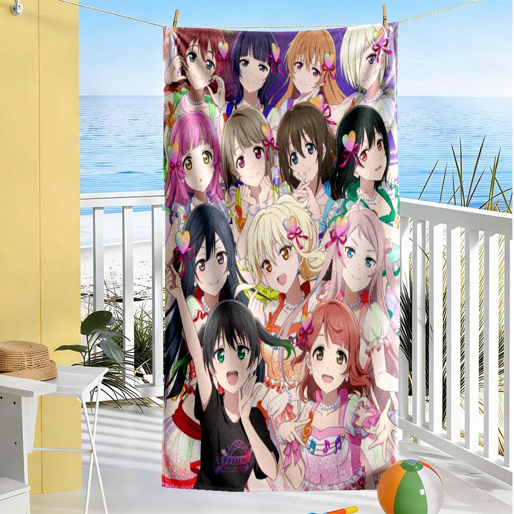 Girl Power Celebration Beach Towel Quick-Dry Soft Microfiber Comfortable Lightweight Suitable for Swimming, Gym, Camping, Yoga Vacation