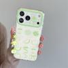 Зеленое яблоко Подвеска для iPhone 17, 16 Pro Max, 15, 14 Чехол для телефона - Свежий и Блестящий